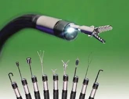 特殊定制型——內置機械手通道的探頭