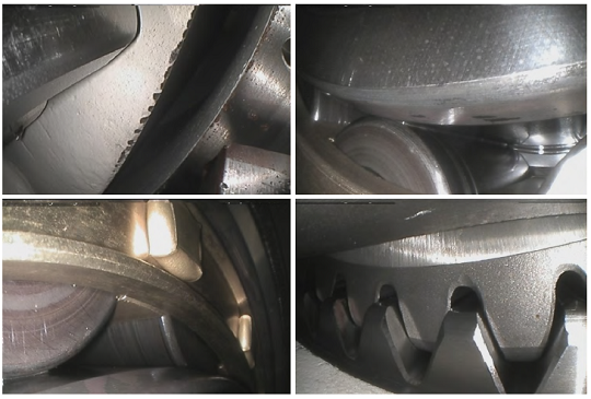 齒輪箱檢測圖 工業(yè)內(nèi)窺鏡在風力渦輪發(fā)電機齒輪箱檢測的應用