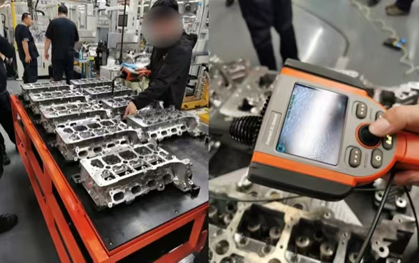 使用韋林工業(yè)內(nèi)窺鏡檢查汽車零部件質(zhì)量 使用韋林工業(yè)內(nèi)窺鏡檢查汽車零部件質(zhì)量